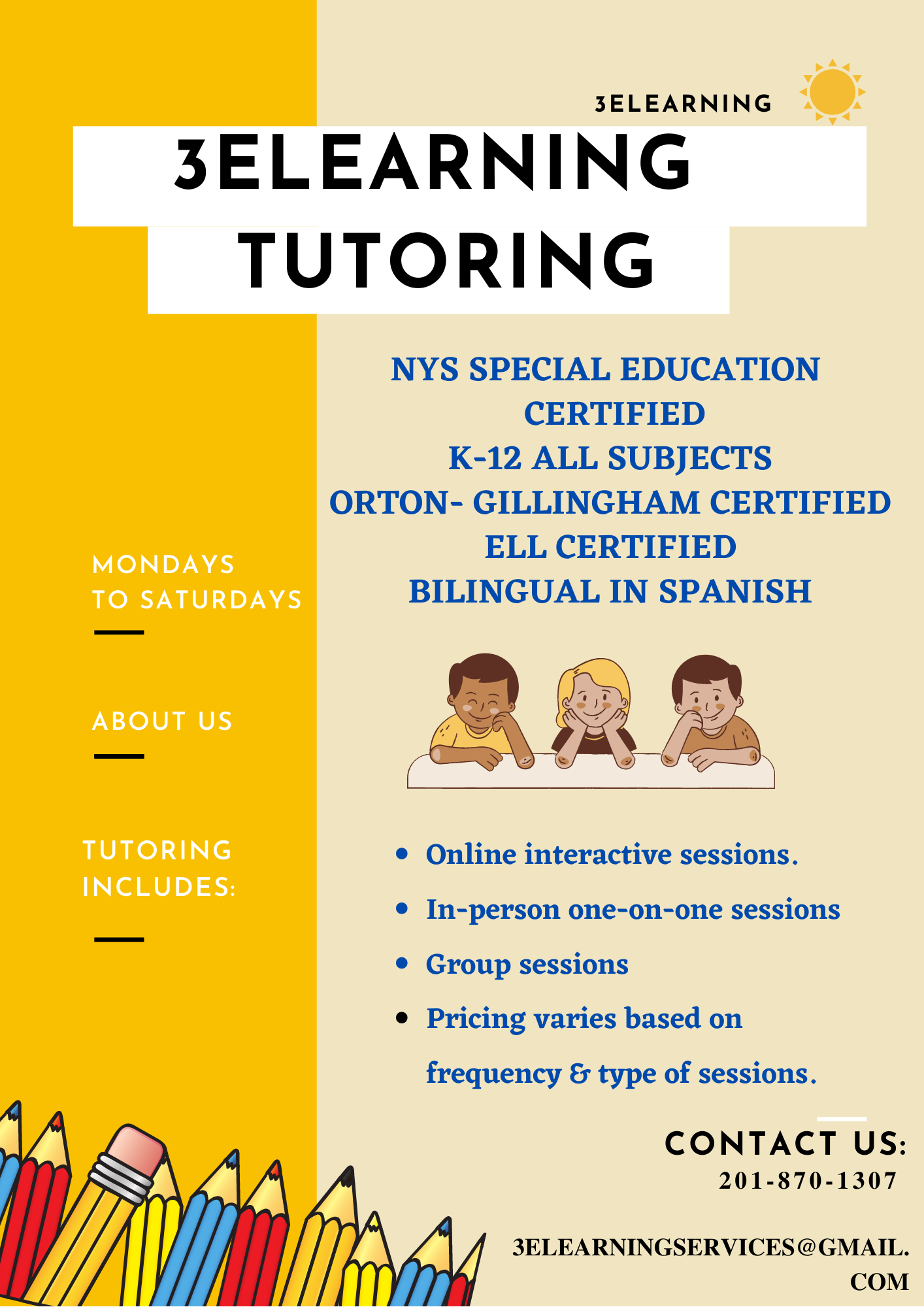 3elearning Tutoring