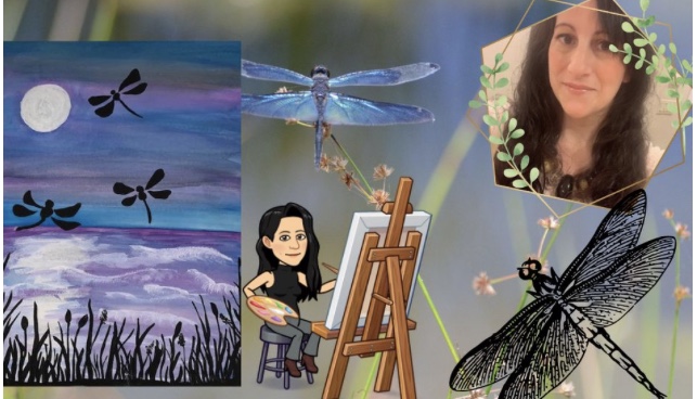 Dragonfly Beach Painting