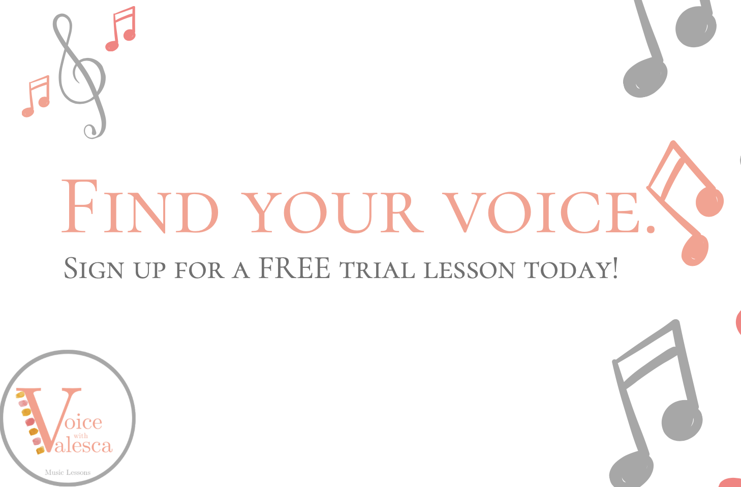 Virtual voice lessons open to all ages!