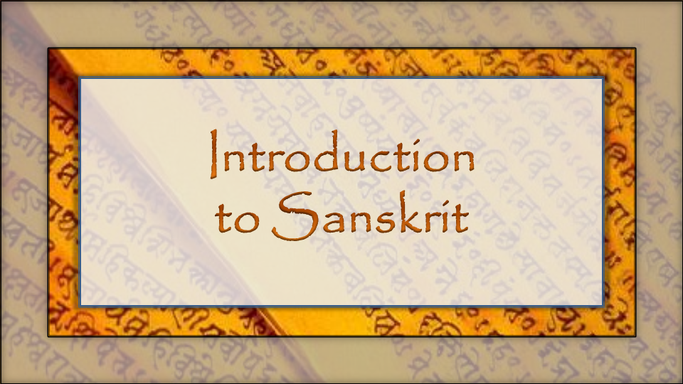 Kids Online Sanskrit Language Camp
