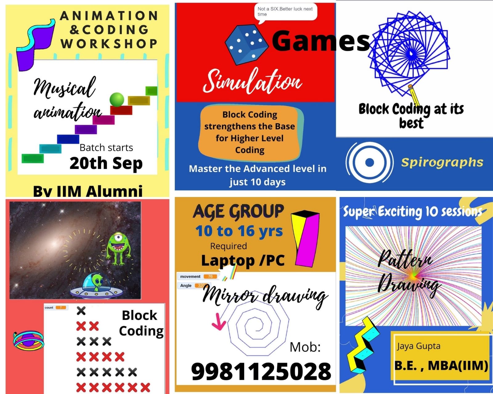 ANIMATION AND CODING WORKSHOP