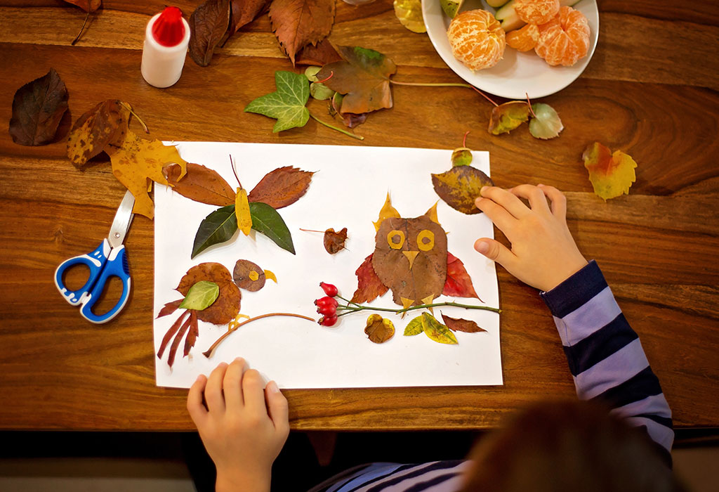 Fun With Leaves: Fall Crafts Using Colorful Autumn Leaves
