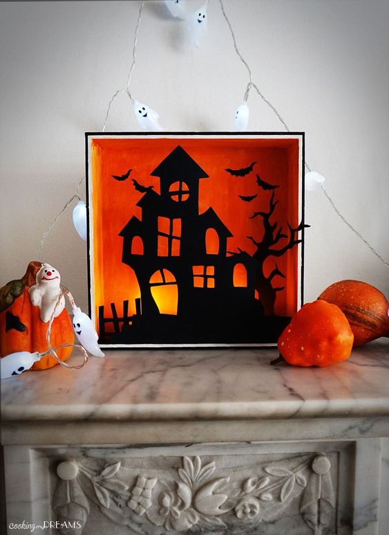 Halloween Shadow Box STEM Activity