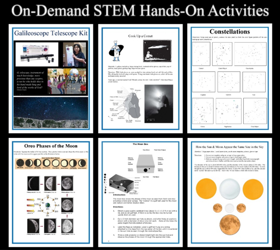 Astronomy On-Demand STEM Hands-On Activities